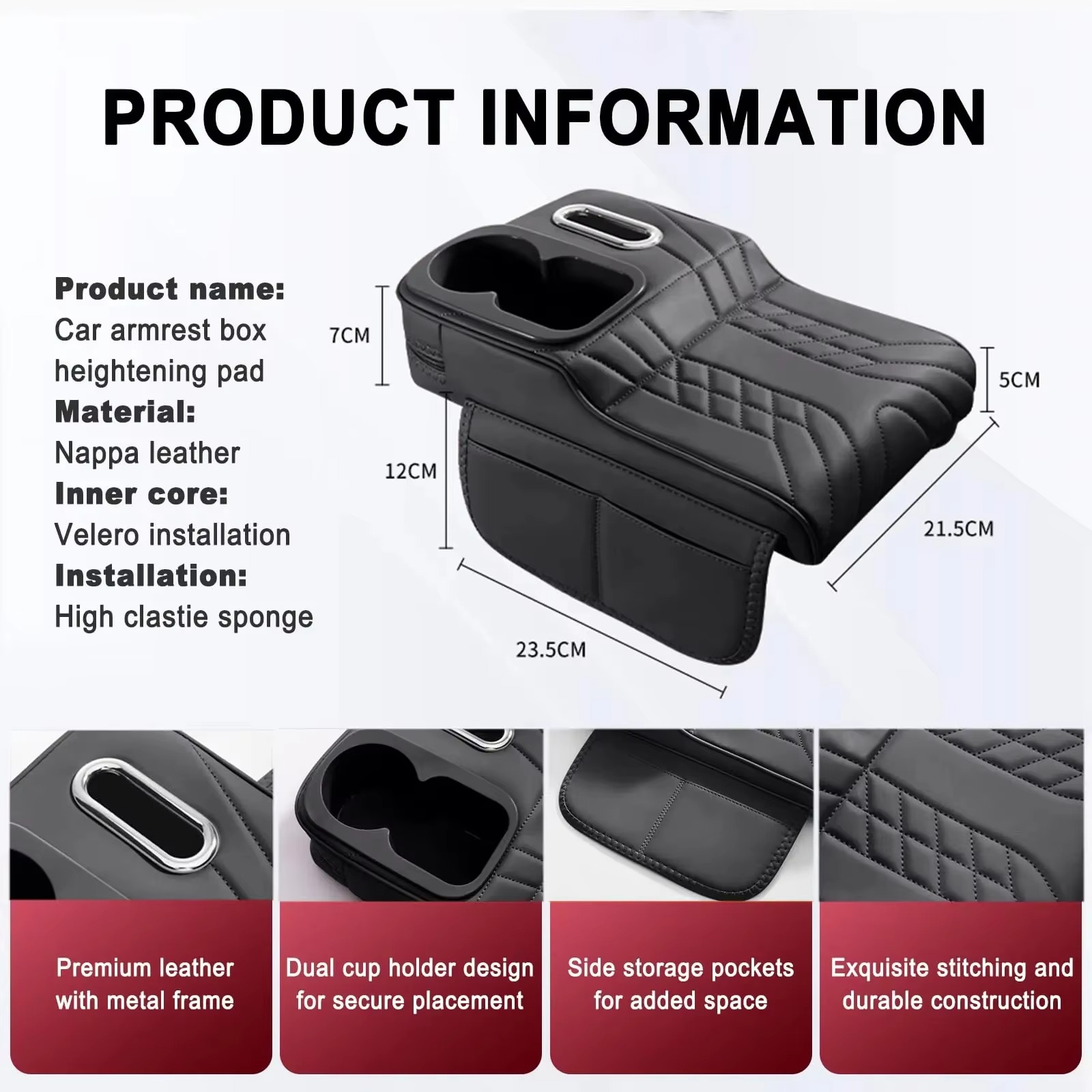 Auto-Armlehnenbox-Verhöhungspo – Tech Car Accessories Bewertung und Preis